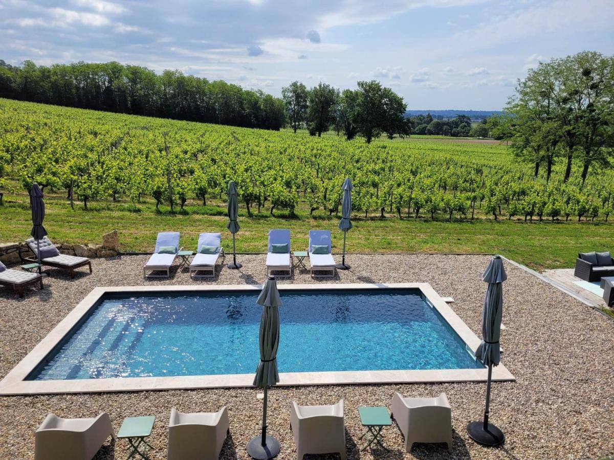 Bed and Breakfast A L'Ombre De La Treille -Proche Saint-Emilion Exteriér fotografie
