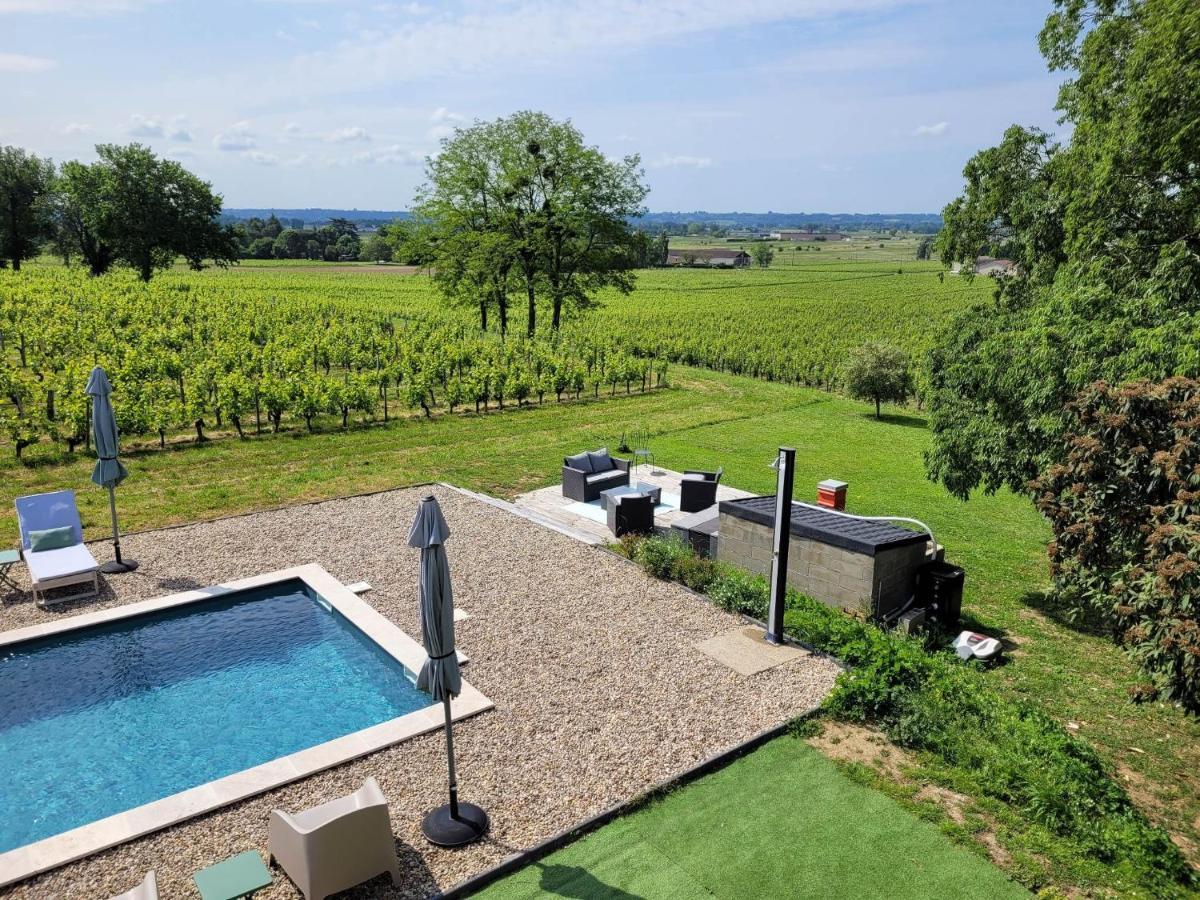 Bed and Breakfast A L'Ombre De La Treille -Proche Saint-Emilion Exteriér fotografie